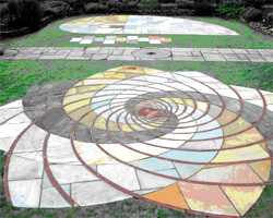 Fibonacci pavement